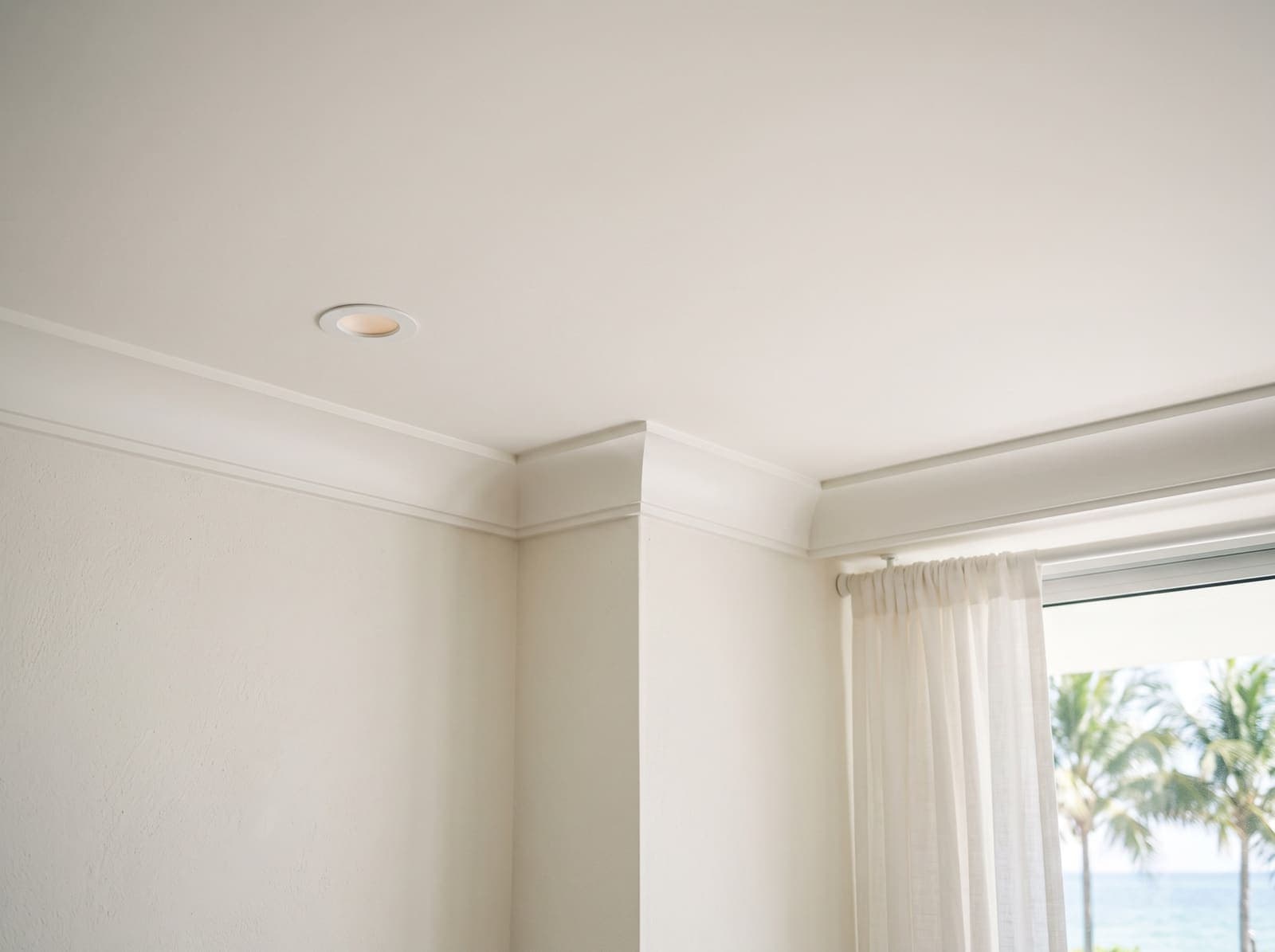 Repaired ceiling