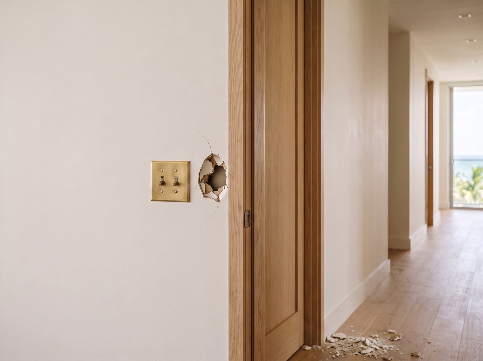 Wall mid-repair