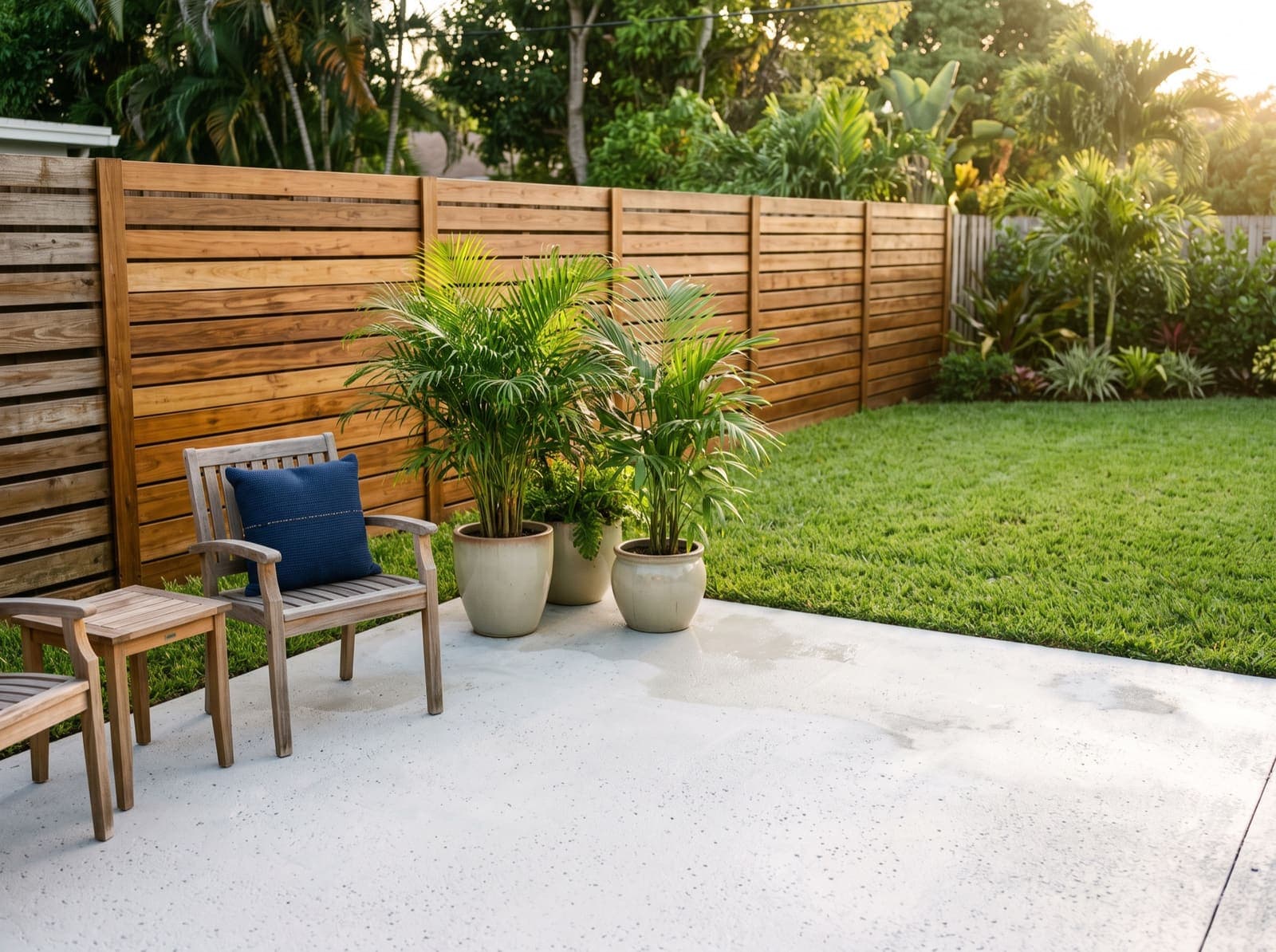 Pressure Wash + Fence Repair